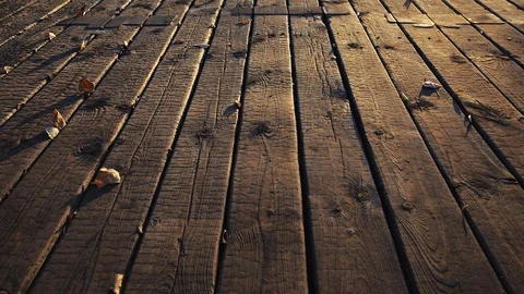 Old boards Stock Footage 120770506