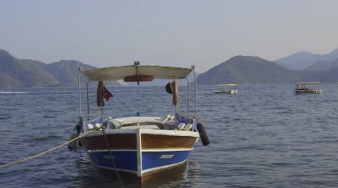 Old boat at the beach Stock Footage 54909999
