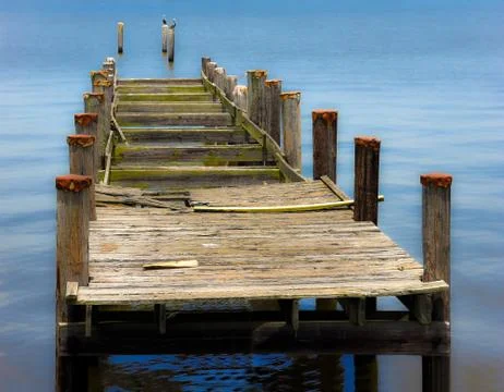 Old Boat Dock Stock Photos