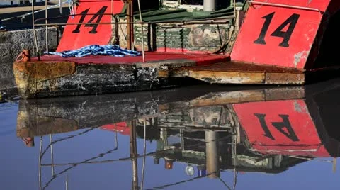 Old boat Stock Footage 22199336