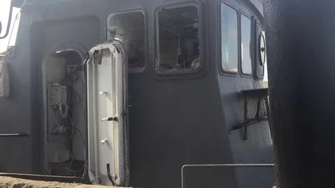 Old boat Video stock 80505556