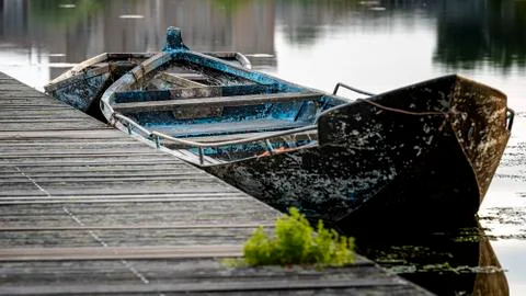 Old boat Stock Photos