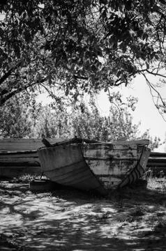 Old boat. Stock Photos