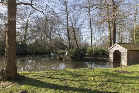 Old boathouse Foto stock