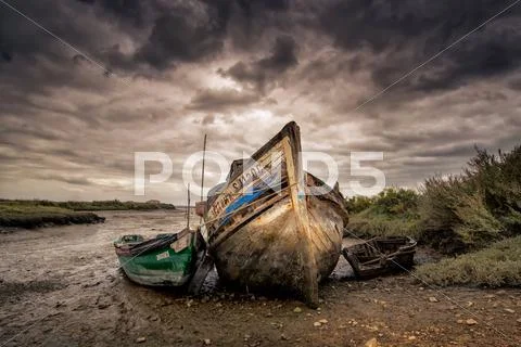 Old boats Stock Photos