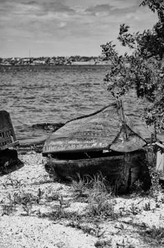 Old boats. Stock Photos