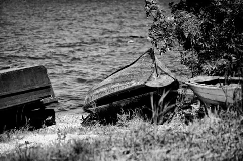 Old boats. Stock Photos