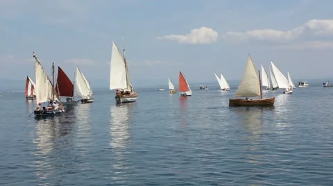 Old boats regattas 動画素材 7765374