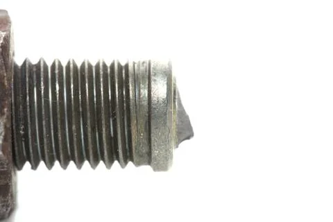 Old bolt. macro Stock Photos