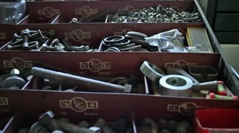 Old Bolts Stock Footage 22786956