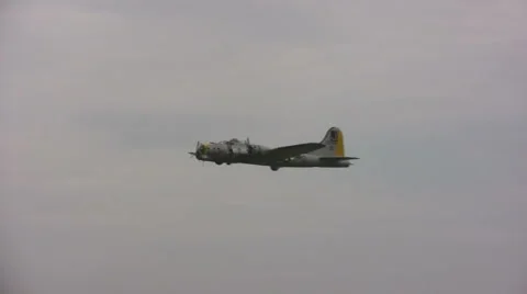 Old Bomber Stock Footage 906513