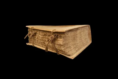 Old book. Clipping Path. Stock-Fotos