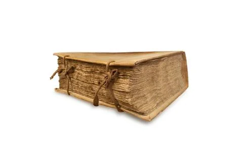 Old book. Clipping Path. Stock-Fotos