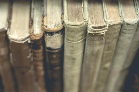 Old book close up Foto stock