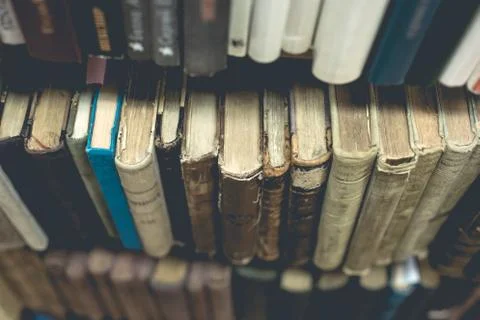 Old book close up Foto stock
