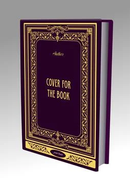 Old book cover design elements. Stock Illustration