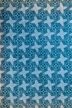 Old book cover with pattern Stock Photos