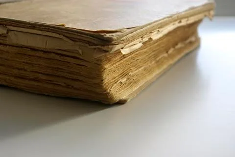 Old book edge 스톡 사진