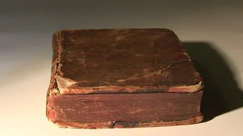 Old book Stock Footage 1105189