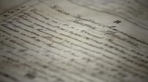 An old book Stock Footage 11060979