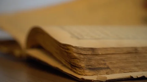 Old Book Stock Footage 87100844