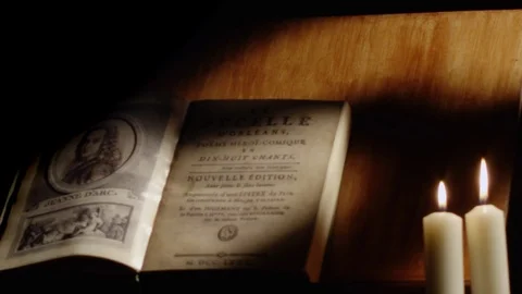 OLD BOOK Stock Footage 98618635