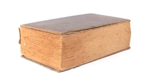 Old book isolated Stock Photos