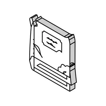 Old book isometric icon vector illustration Stock Illustration