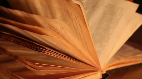Old book shooting Video stock 46058792