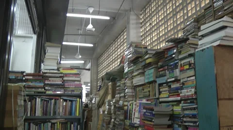 Old book store Stock Footage 39862214