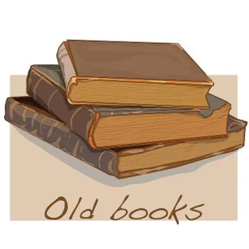 Old book vintage vector Stock Illustration