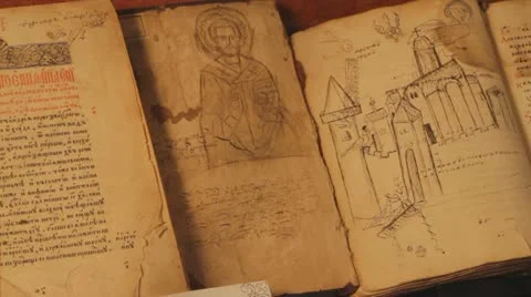 Old books 0001 Stock Footage 12631983