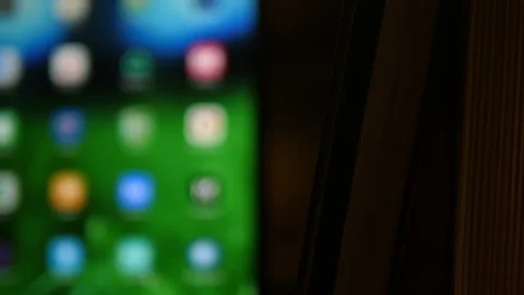 Old Books and tablet Defocused in the Background Video stock 113157945