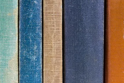 Old Books with Assorted Bindings Stock Photos