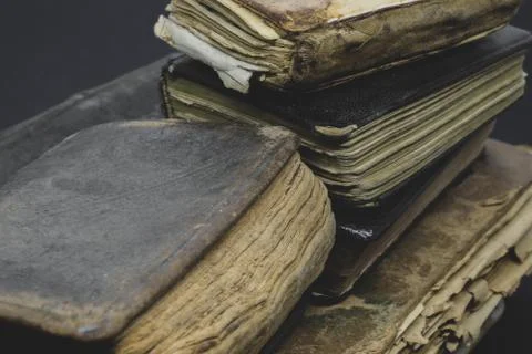 Old books background Stock Photos