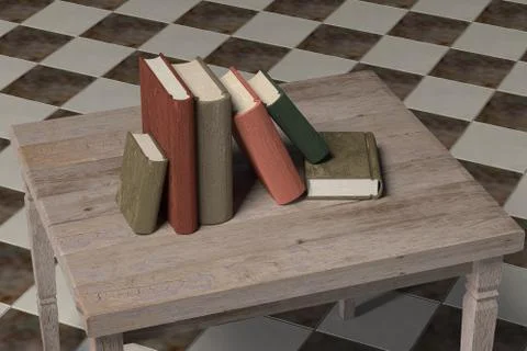 Old books Stock Illustration