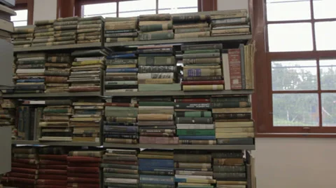 Old Books - Knowledge Stock Footage 27491235