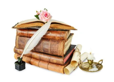 Old books Stock Photos