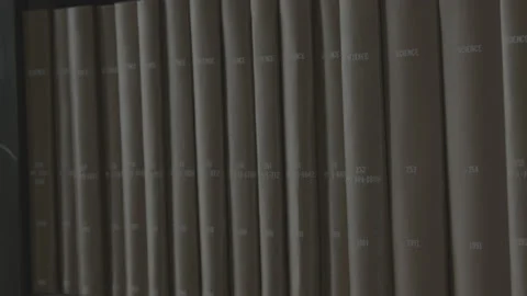 Old Books in a Research Library Stock Footage 236176627
