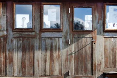 Old boot door Stock Photos