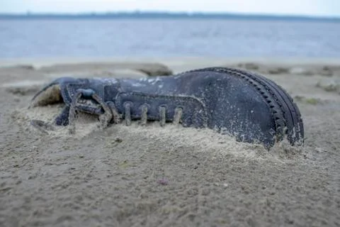 Old boot. Stock Photos
