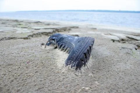 Old boot. Stock Photos