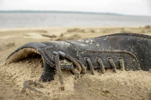 Old boot. Stock Photos