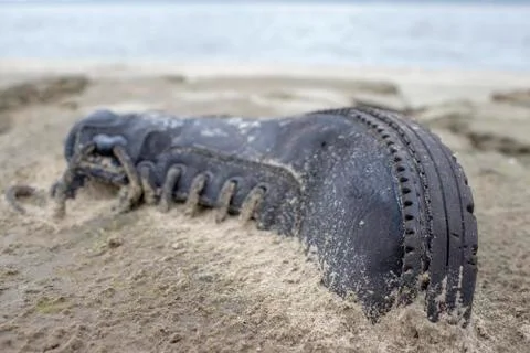 Old boot. Stock Photos