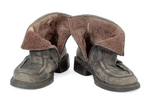 Old boots Stock Photos