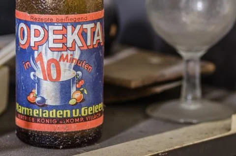 Old bottle jam Stock Photos