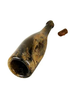 Old bottle Foto stock