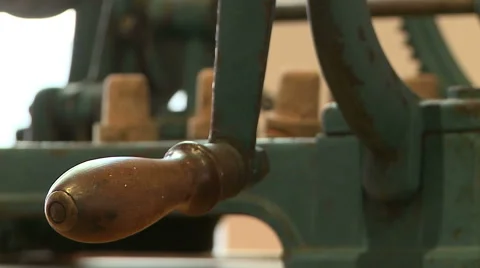 Old bottling machine. Stock Footage 63226256