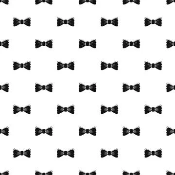 Old bow tie pattern seamless vector Stock Illustration