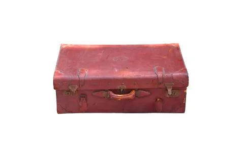 Old box on isolated Stock Photos